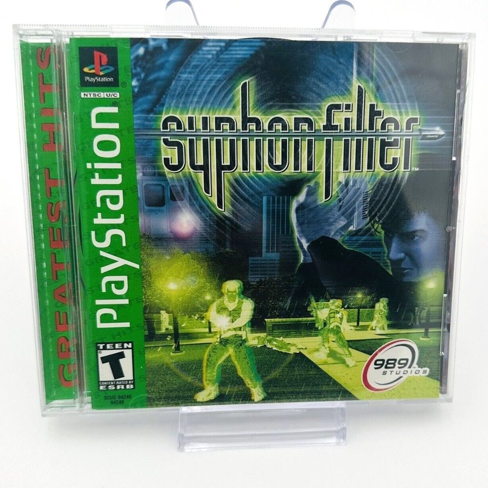Syphon Filter (Sony PlayStation 1, 1999) Greatest Hits CIB Tested